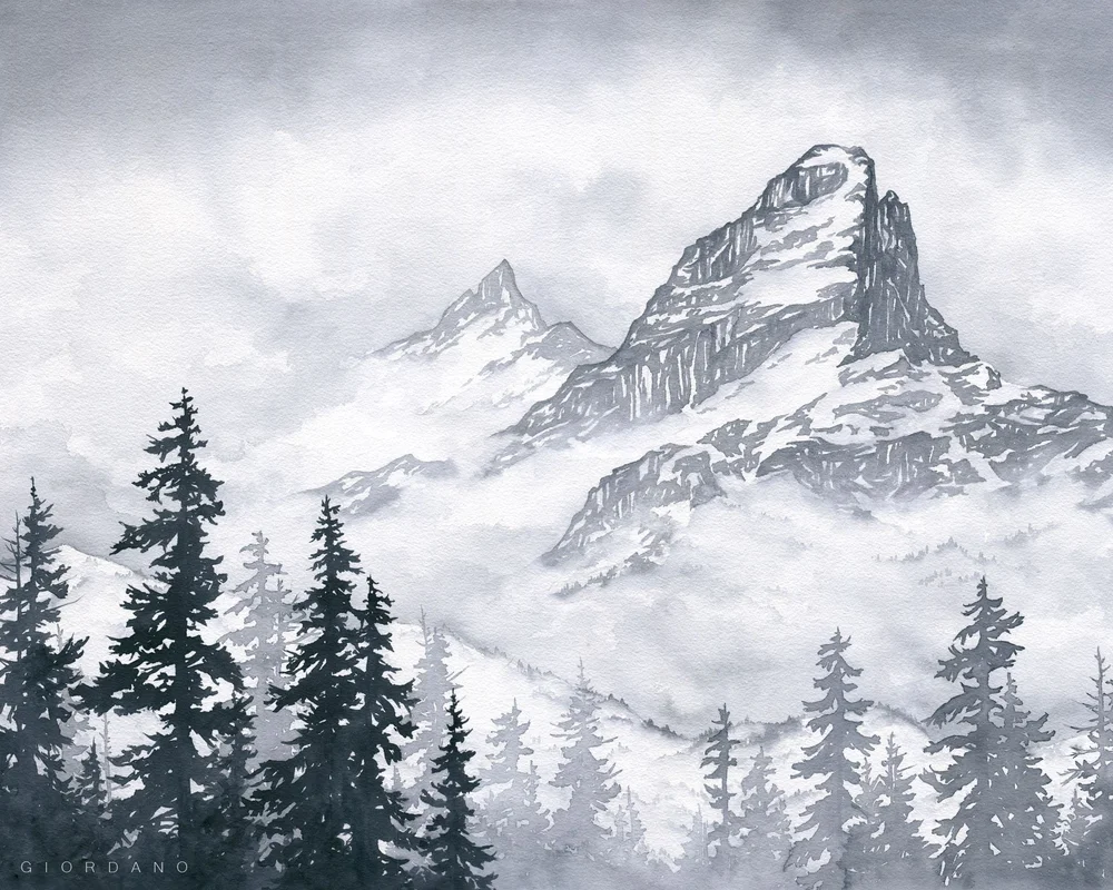 Tower Mountain Monochrome — Claire Giordano